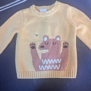 Hanna Andersson Bear Sweater Size 6-12m